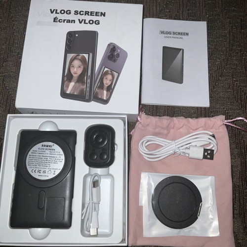 Vlog Screen RRWKJ external selfie display for mobile, like new