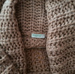 Benetton women's turtleneck sweater pink like new, size medium