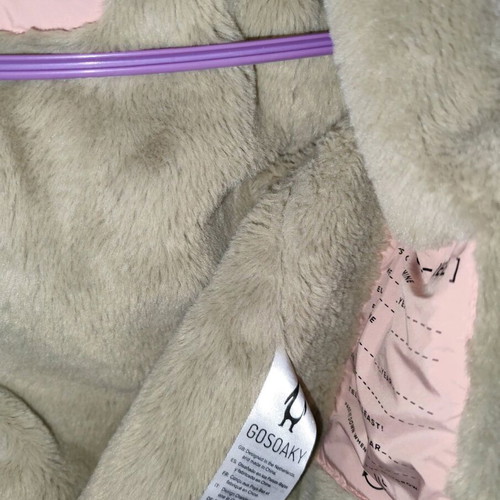 Baby Shark jacket soft pink like new, GOSOAKY 18-24 months