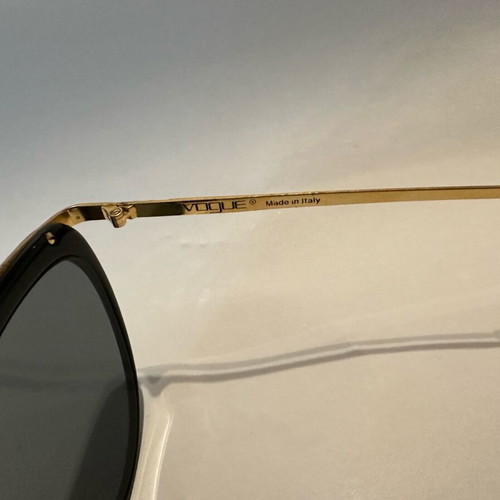 Vogue Ilary Sunglasses new, black and gold frame, vintage style