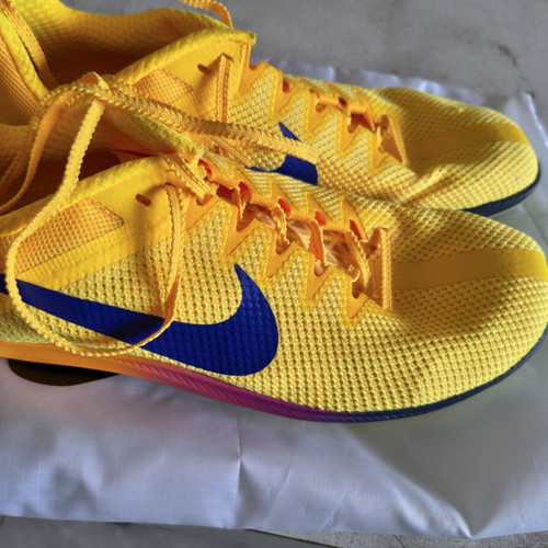 Nike Zoom Rival Distance spikes size 43 yellow like new
