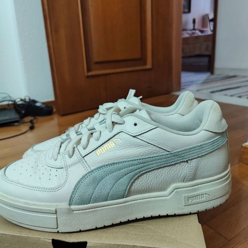 Puma sneakers size 46, white with grey detail