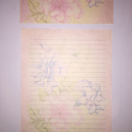 Letter writing set used