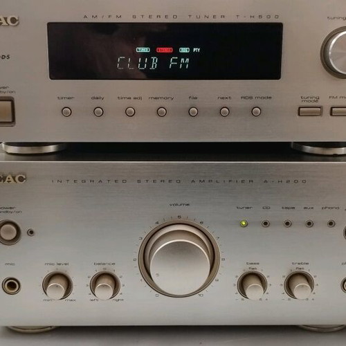 TEAC A H 200-T H 500 sound amplifiers used, very good condition