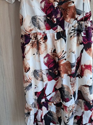 Floral dress like new with adjustable straps, multicolor