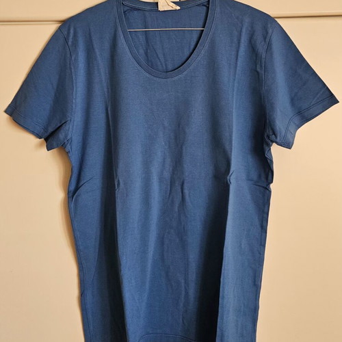 American Vintage Basic men's T-shirt, blue, size M