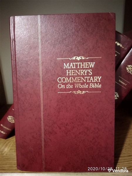  Matthew Henry's commentary on the whole bible (6 tomi)