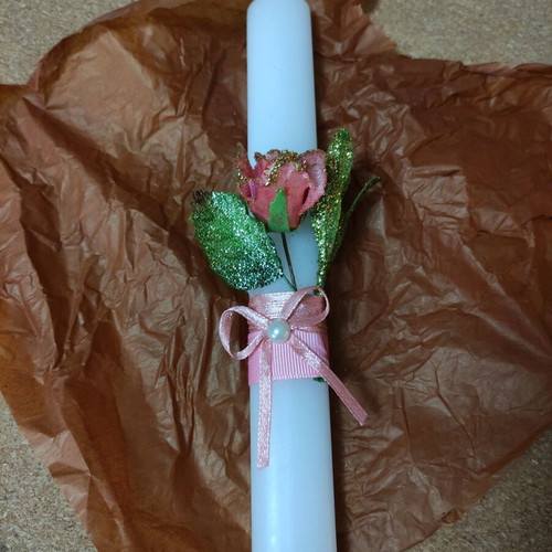 Easter candle new, approximately 21 cm