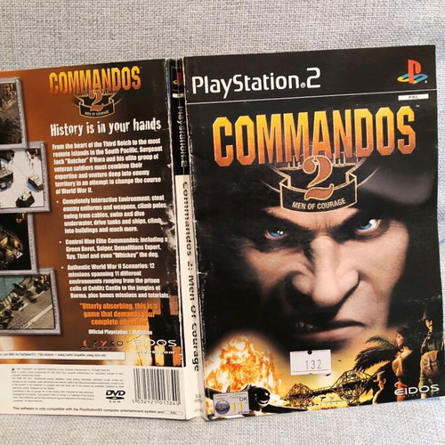 Commandos 2 Men of Courage PS2 used