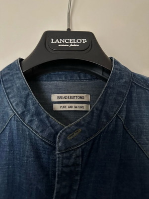 Men's denim shirt used, size L, blue