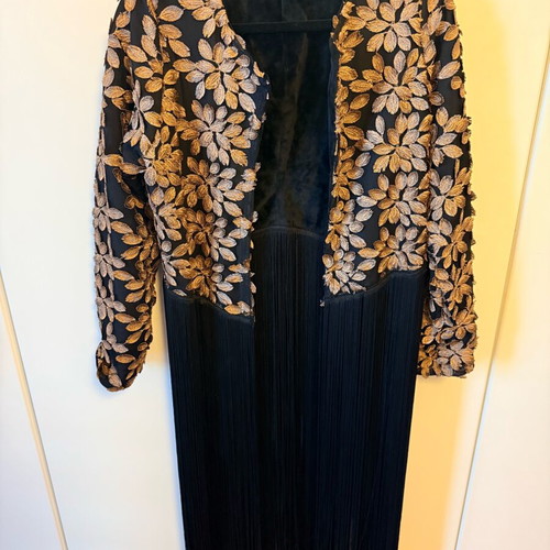 Nidodileda jacket like new, black with gold