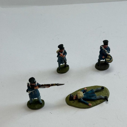 Del Prado Battle of Waterloo Prussian Army lead soldiers like new