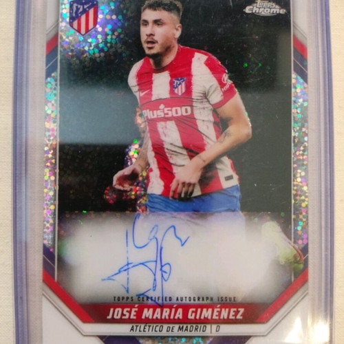 Autograph Jose Maria Gimenez Topps Chrome 2021/2022 used