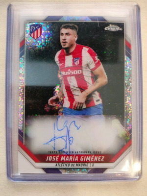 Κάρτα αυτόγραφου Jose Maria Gimenez Topps Chrome 2021/2022 μεταχειρισμένη