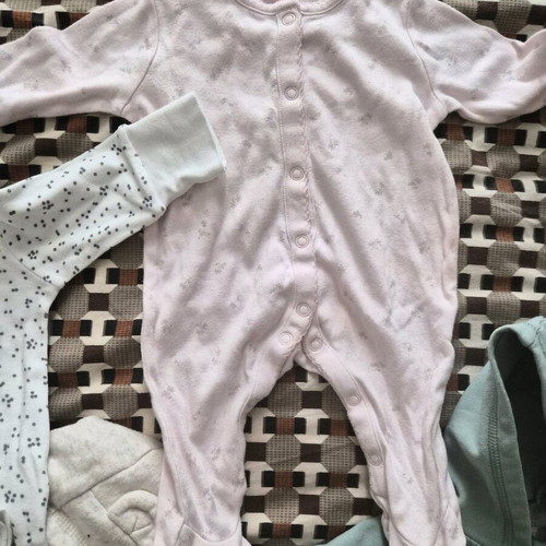 Baby bodysuits and jackets from 1 month like new