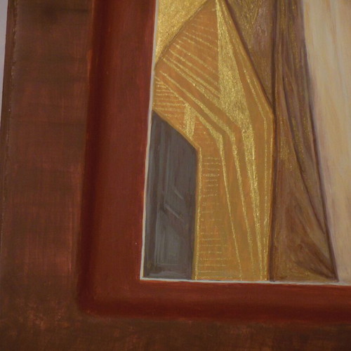 Handmade Jesus Christ icon painting