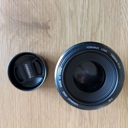 YN50mm F1.4 Canon EF Mount Lens like new