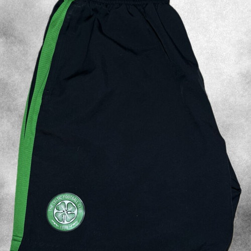 Celtic FC New Balance Training Shorts like new, black-green