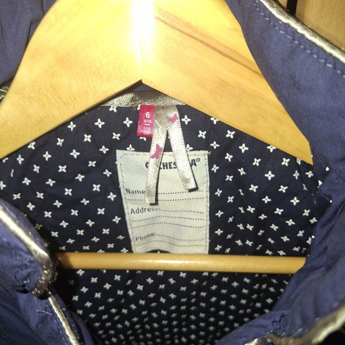 Orchestra girls' blue jacket size 116 cm