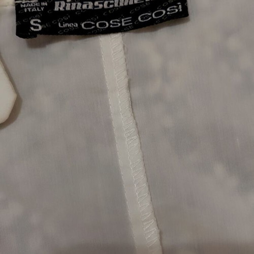 Rinascimento cotton shirt like new, white, size S