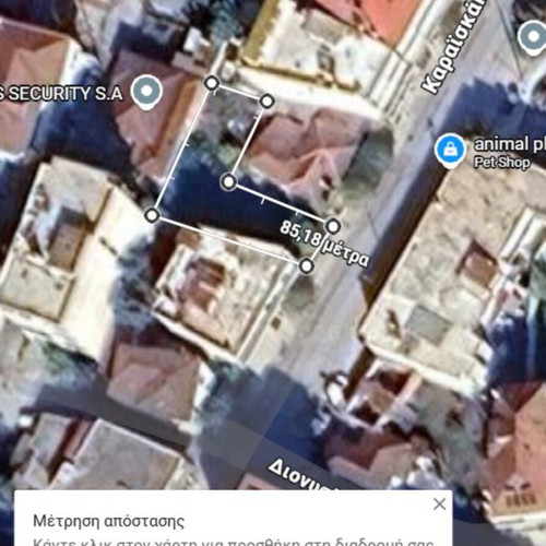 Land plot 265 m² in Karditsa city center, buildable