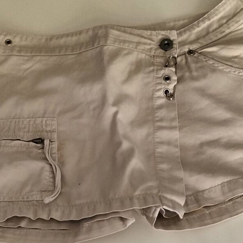 Women's shorts XS and skort M used beige set with free eye bracelet