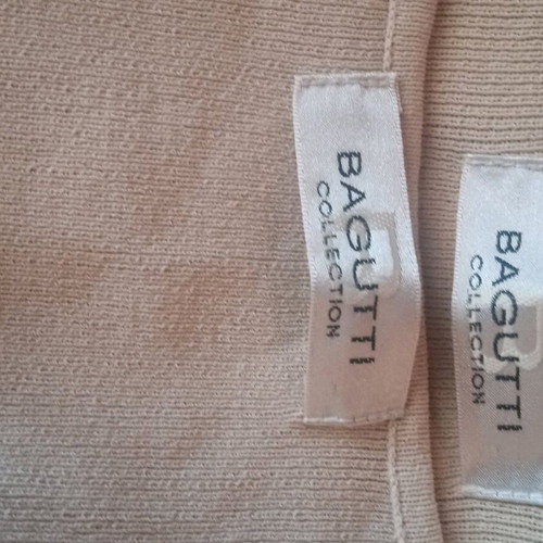 Blouse and jacket set used, size L, beige