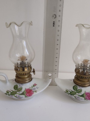 Decorative lamps used, set of two
