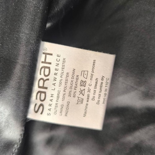 Sarah Lawrence down jacket used, black, size S