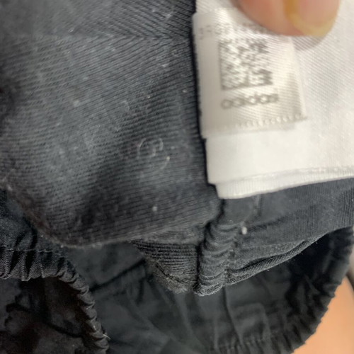Adidas unisex tracksuit pants black, lightly used