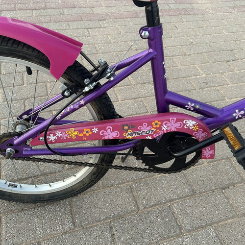 Style Mascot 20” kids bicycle used, pink-purple