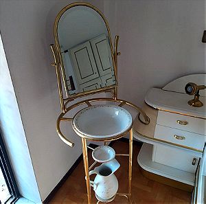 Μπουντουαρ κρεβατοκάμαρας vintage τουαλετα