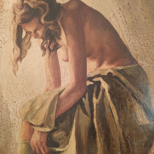 Angel Miguel Tejera oil painting 1971 like new