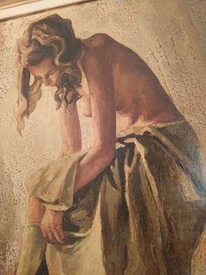 Angel Miguel Tejera oil painting 1971 like new