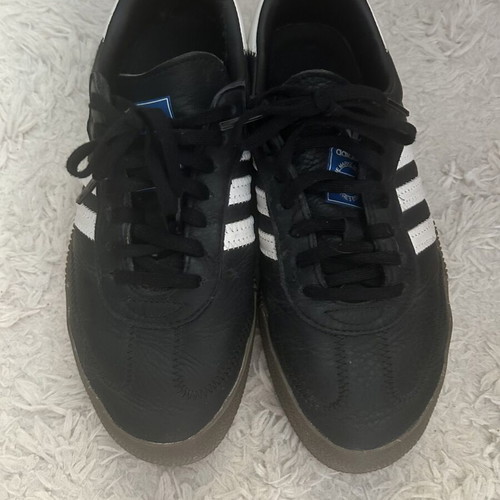 Adidas Samba sneakers, black and white, size 40