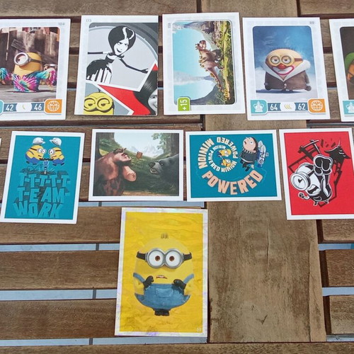 Minions sticker album pack of 13