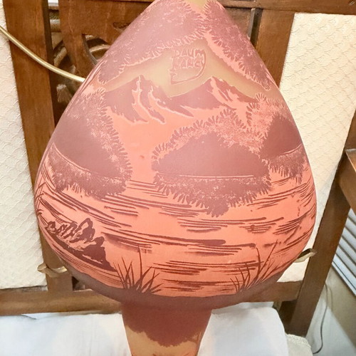 Daum Nansy lamp 45 cm like new