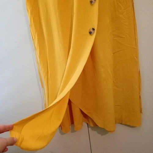 Primark midi mustard dress used, size L