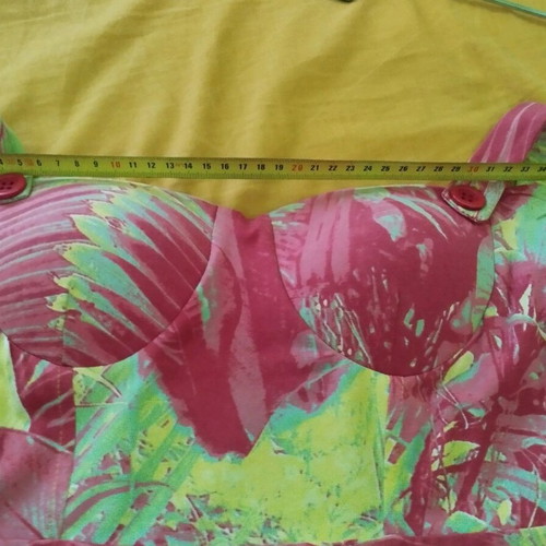 Articolo summer dress like new, pink and yellow, size S