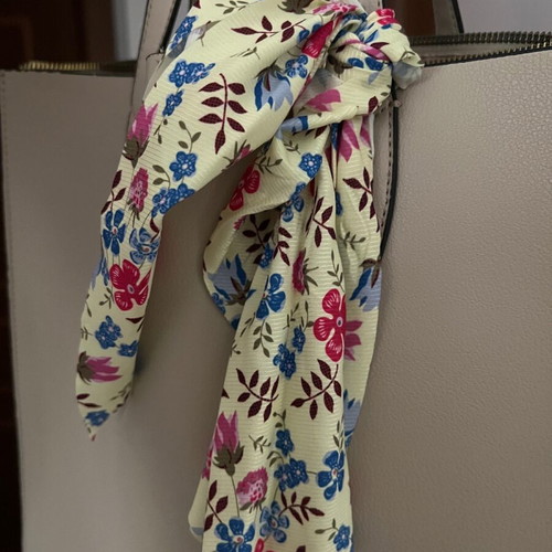 Bag scarf multicolored new, also for hair