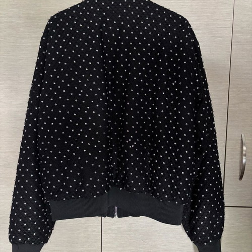 Bomber jacket Embellished black with silver details ASOS like new, size L