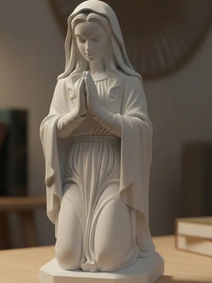 Decorative statue of Virgin Mary new with minimal design