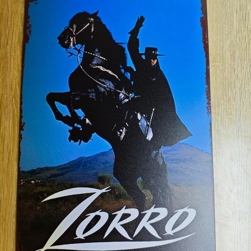 Metal decorative sign Zorro like new