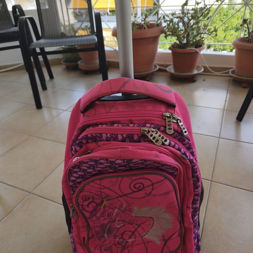 Polo school trolley bag with 5 compartments