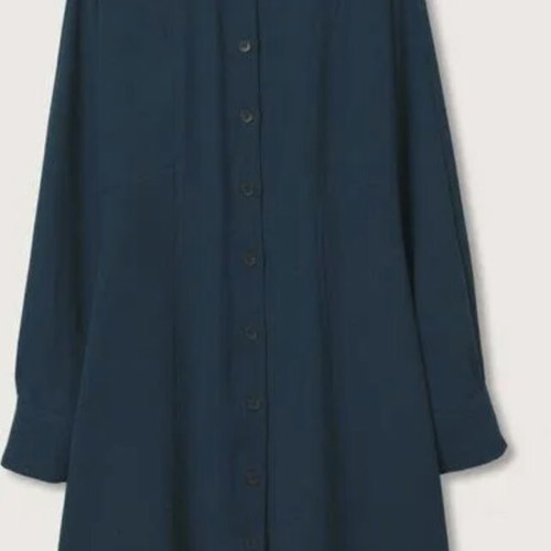Mango shirt dress new, size Large, green