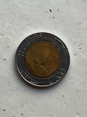 Italy 500 Lire 1997 Coin used
