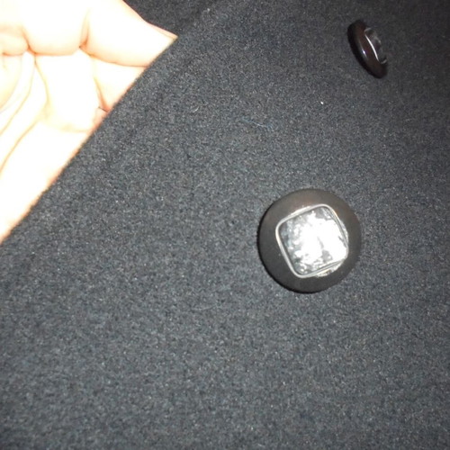 Paul Z pret a porter black wool coat like new medium - large