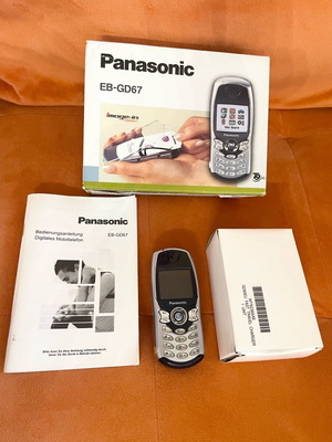 Panasonic EB-GD67 used phone with original box and charger