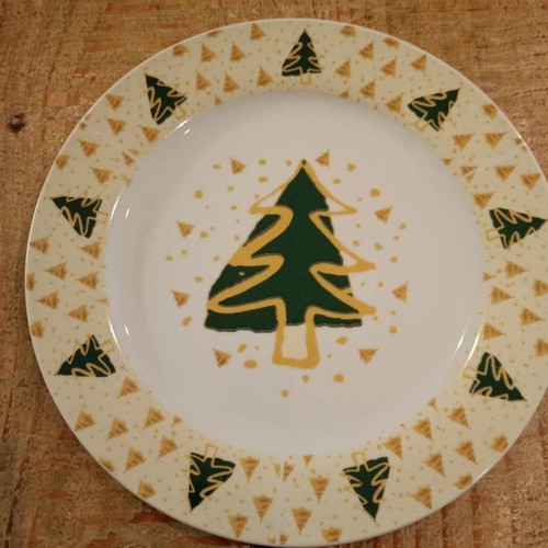 Christmas porcelain plate unused, 31 cm diameter