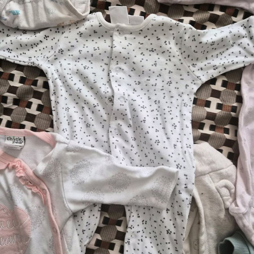 Baby bodysuits and jackets from 1 month like new